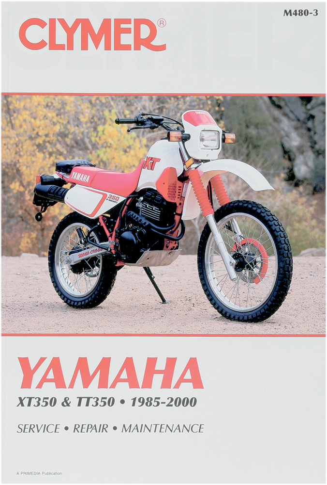 Clymer Repair Manual for Yamaha XT350 1985-2000, TT350 1986-1987