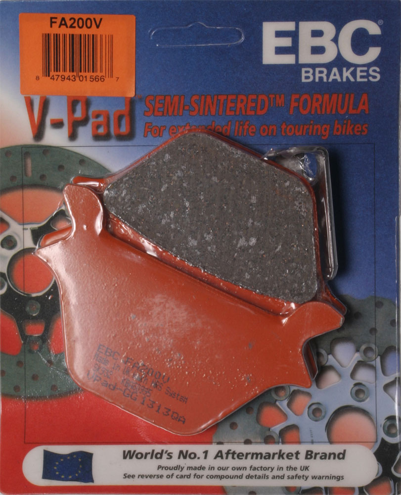 EBC Semi-Sintered V Brake Pads / One Pair (FA200V)
