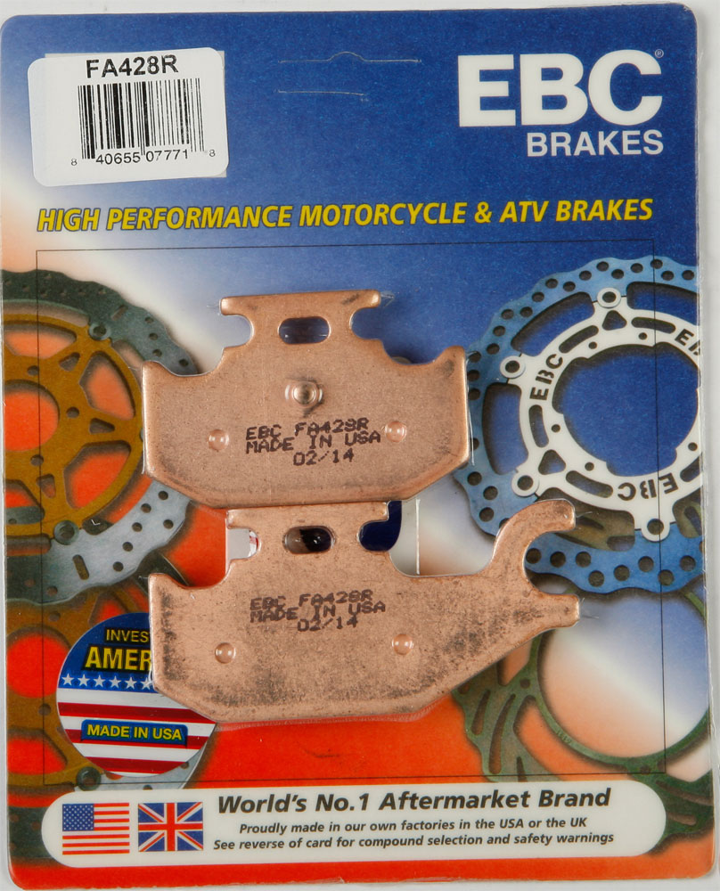 EBC R Series Long Life Sintered Brake Pads / One Pair (FA428R)
