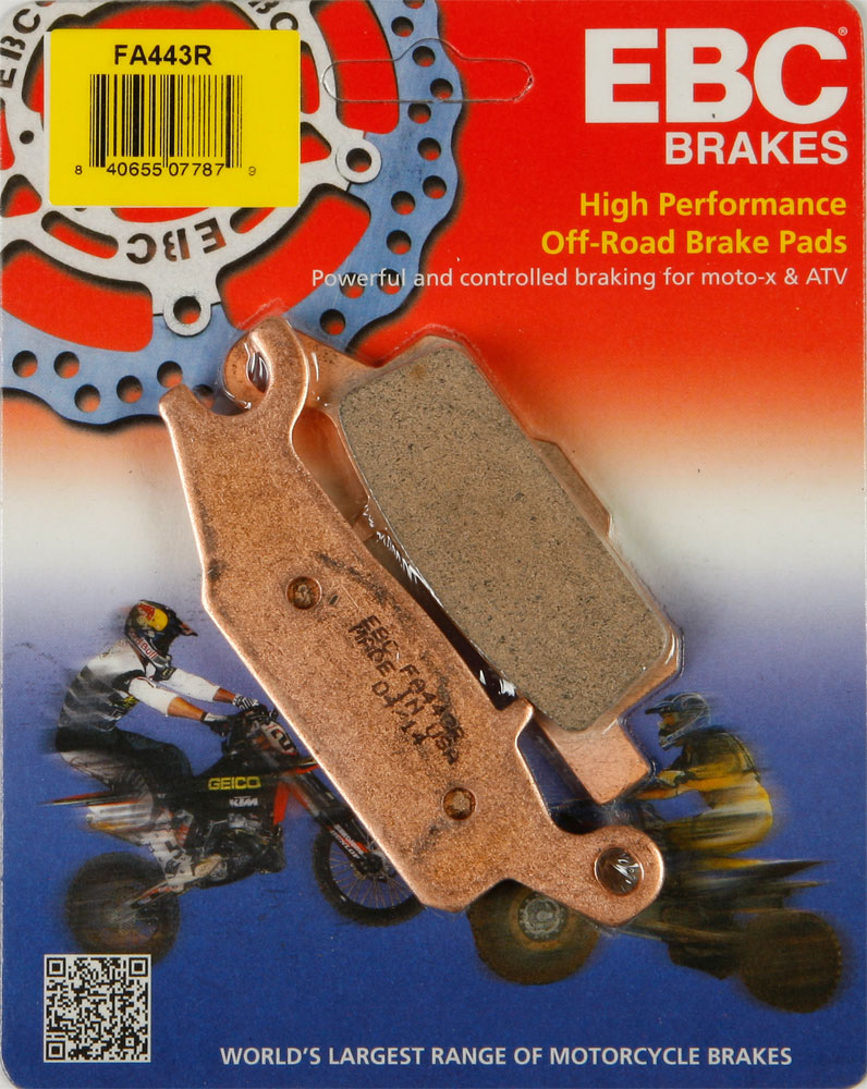 EBC R Series Long Life Sintered Brake Pads / One Pair (FA443R)