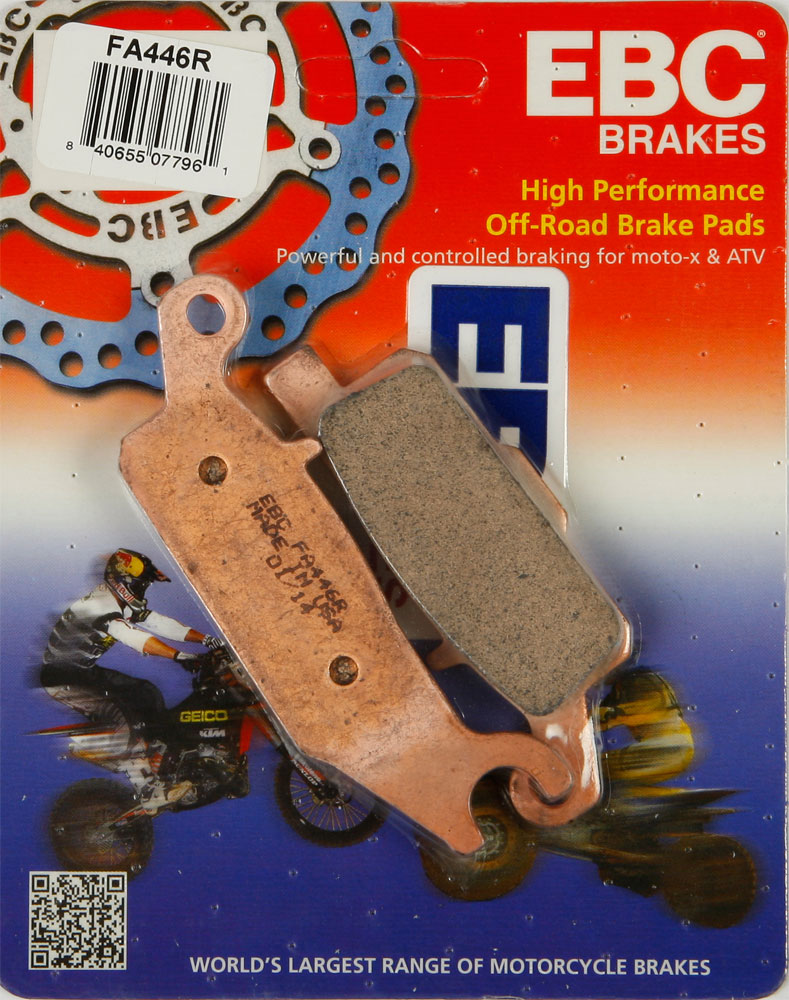 EBC R Series Long Life Sintered Brake Pads / One Pair (FA446R)