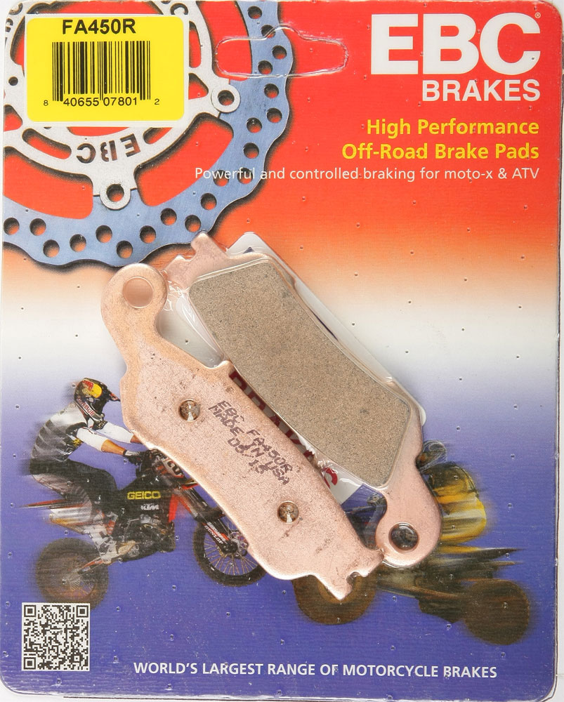 EBC R Series Long Life Sintered Brake Pads / One Pair (FA450R)