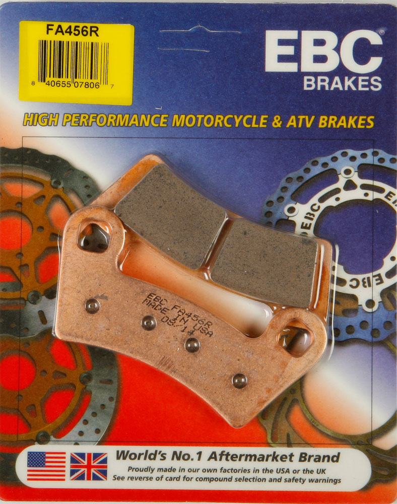 EBC R Series Long Life Sintered Brake Pads / One Pair (FA456R)