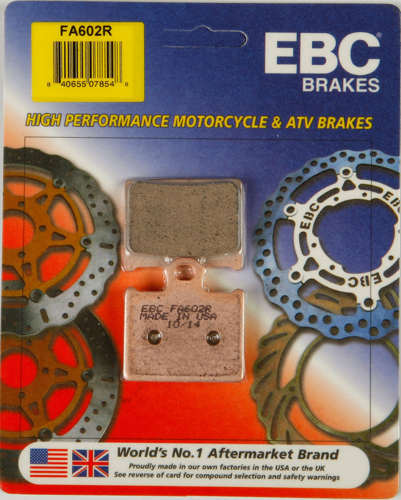 EBC R Series Long Life Sintered Brake Pads / One Pair (FA602R)