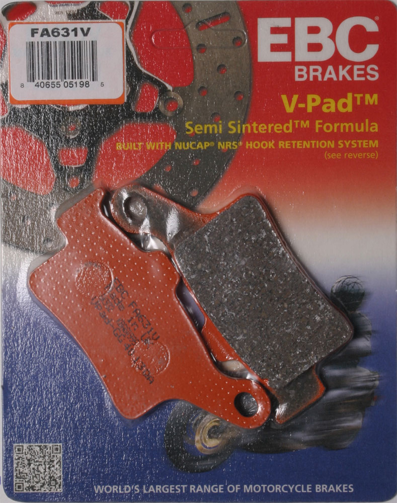 EBC Semi-Sintered V Brake Pads / One Pair (FA631V)