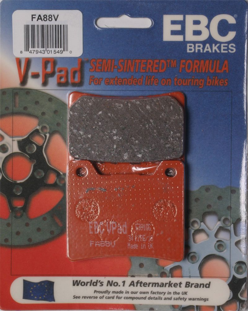 EBC Semi-Sintered V Brake Pads / One Pair (FA88V)