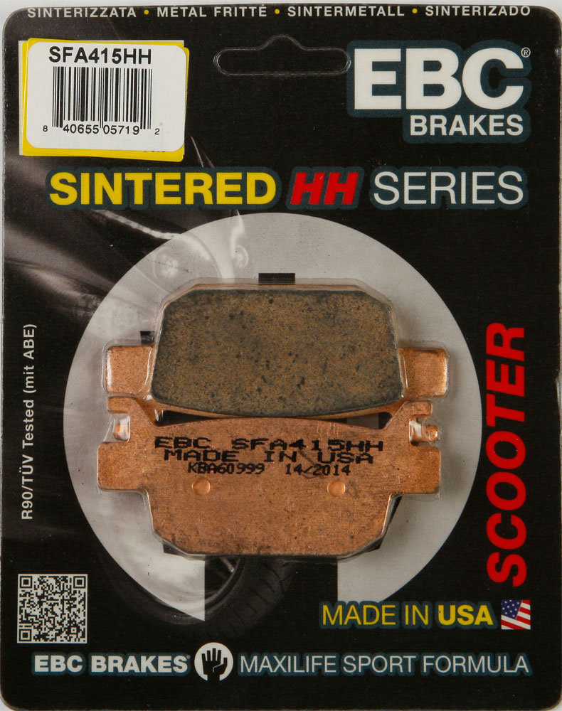EBC SFA HH Double-H Sintered Scooter Brake Pads / One Pair (SFA415HH)