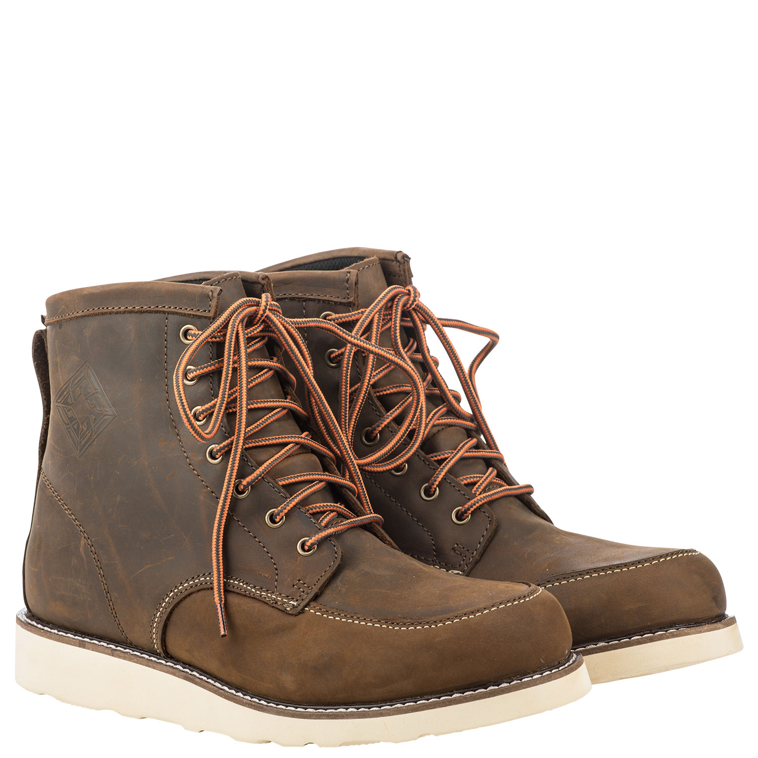 Fly Street TRADESMAN Leather Motorcycle Boots (Brown)FLY 36