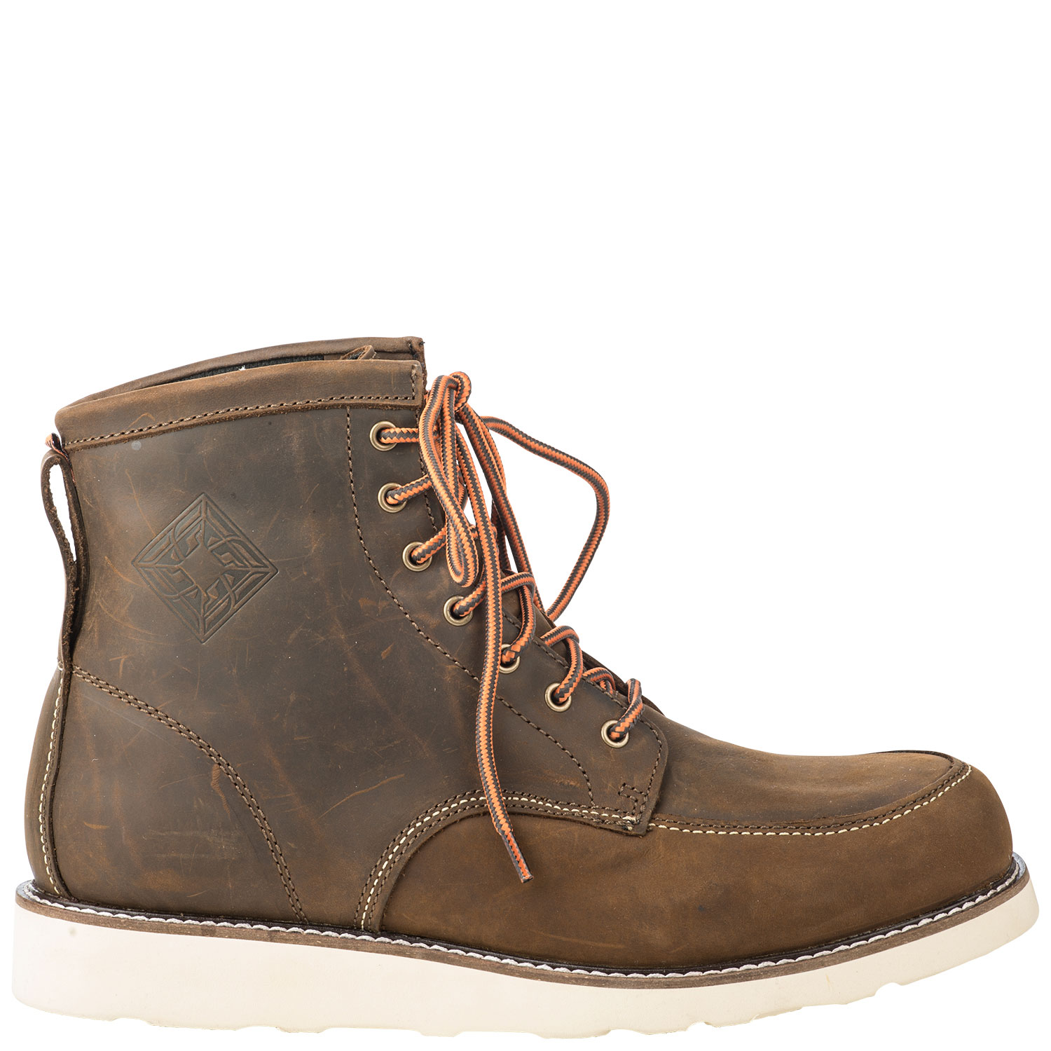 Fly Street TRADESMAN Leather Motorcycle Boots (Brown)FLY 36