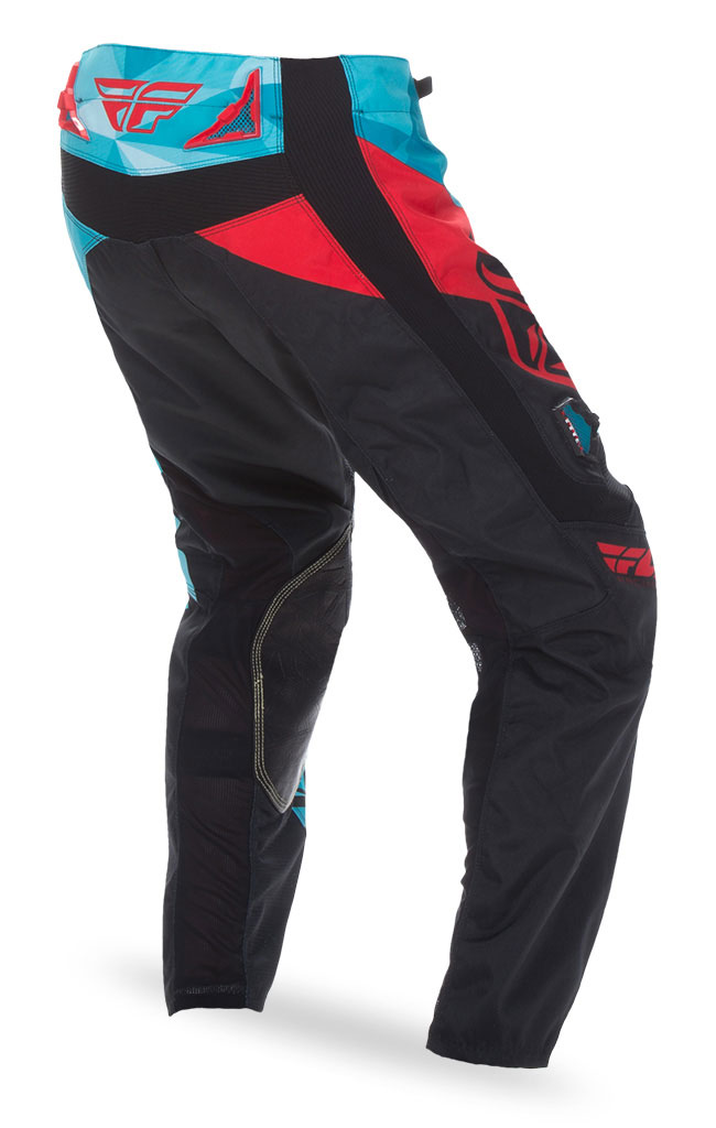 FLY RACING KINETIC CRUX PANT TEAL/RED SZ 24 370-53924