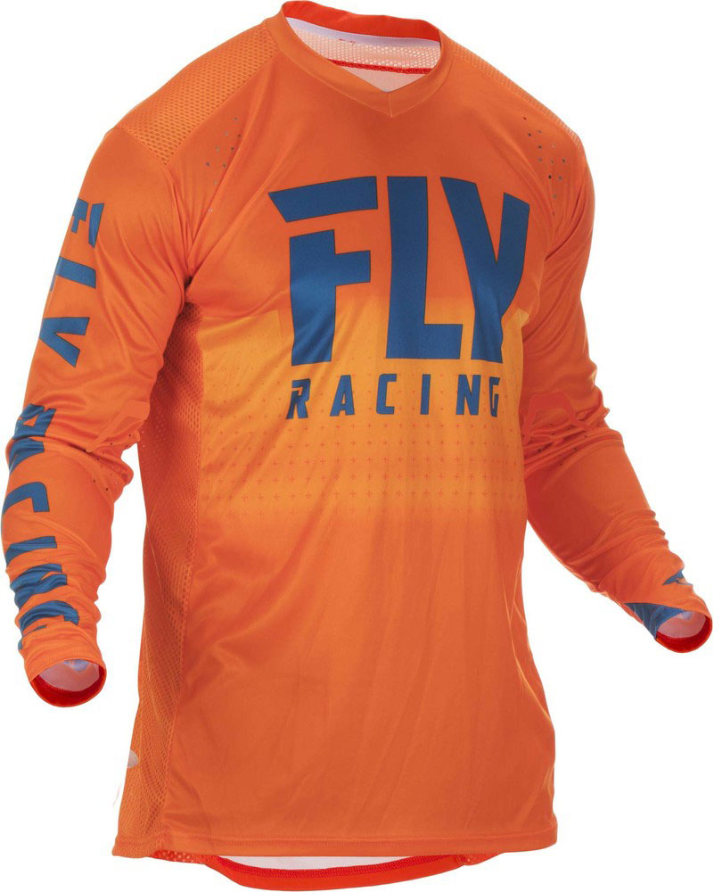 Fly Racing Lite Hydrogen Jersey (Orange/Navy)-FLY 372-728-1P