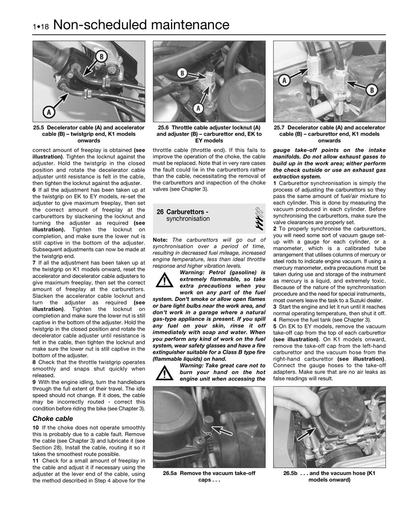 HAYNES Repair Manual - Suzuki GS500 Twin models (1989-2008) Quick View