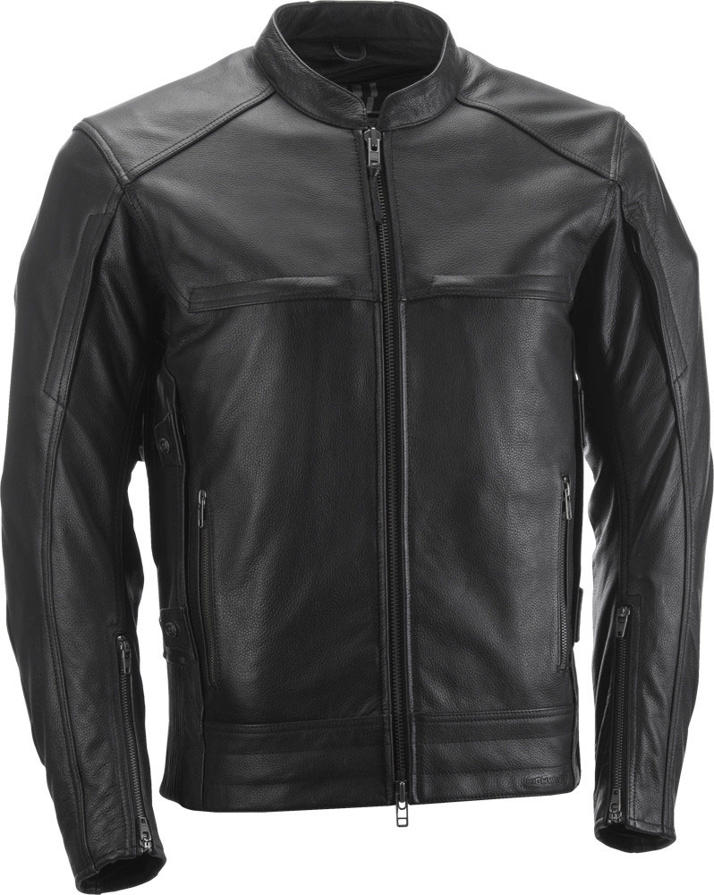 HIGHWAY 21 GUNNER Leather Jacket (Black)-H21 489-1014-1P