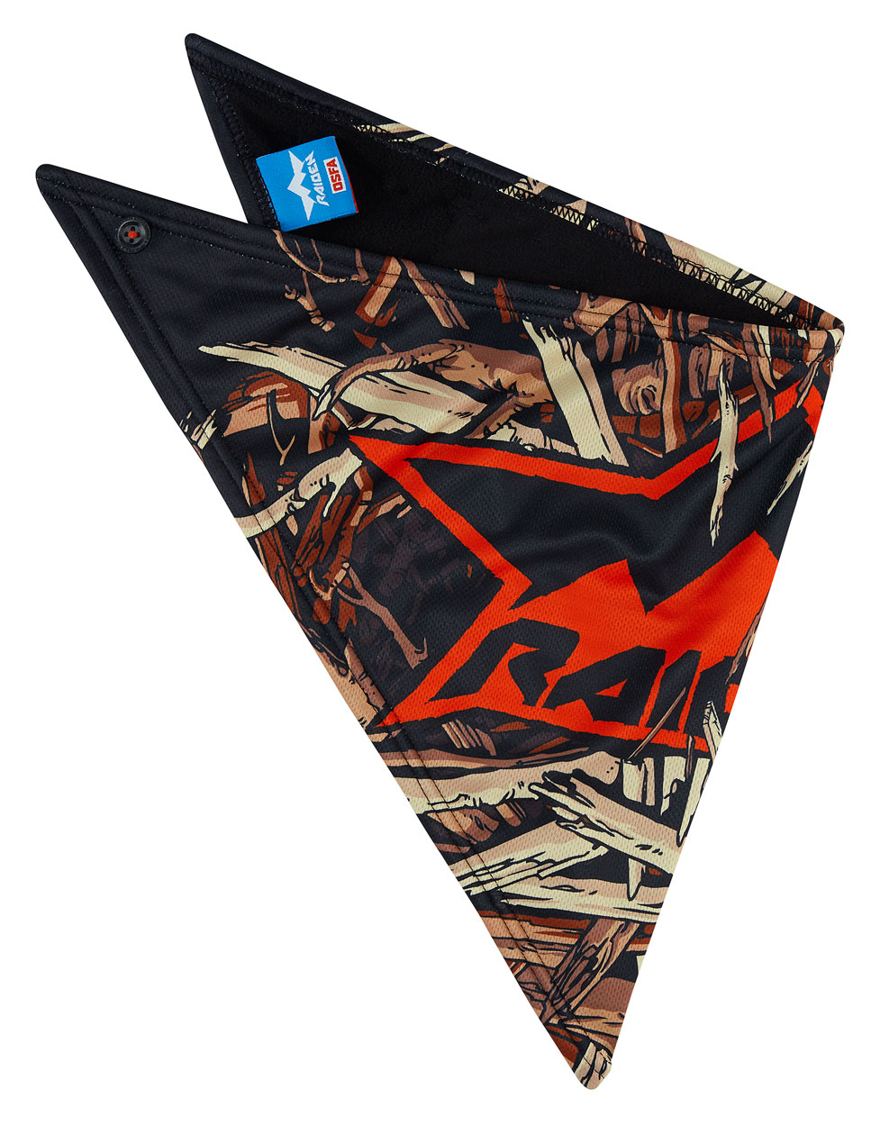 Black ICON Raiden DEADFALL Fleece-Lined Adjustable Neck Gaitor One Size