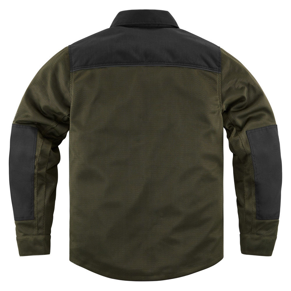 icon upstate riding shirt olive