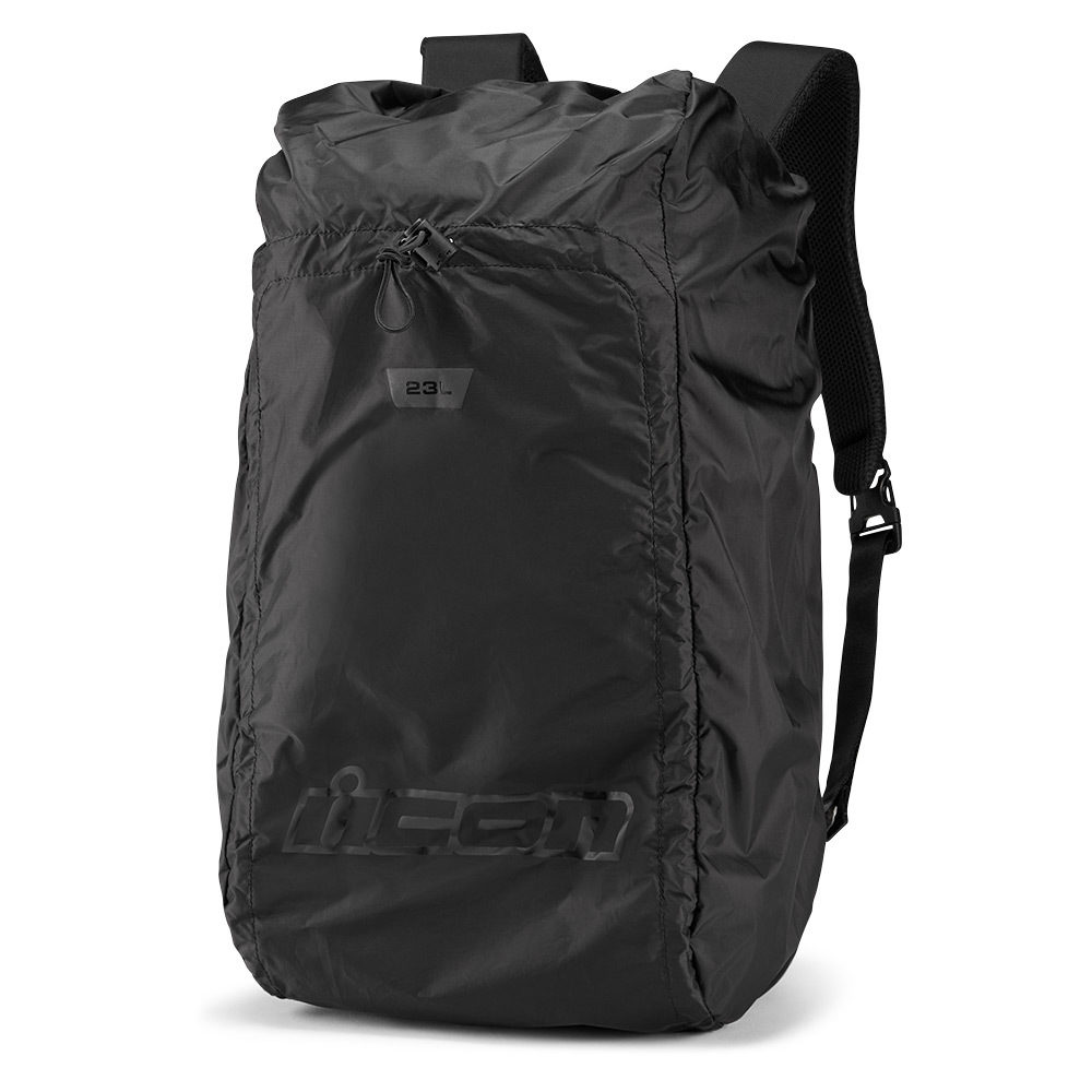 Icon Motosports SQUAD 4 Motorcycle Backpack (Black)-ICN 3517