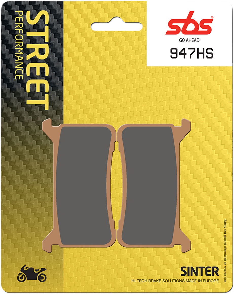 Sbs Hs Sintered Motorcycle Brake Pads 947hs