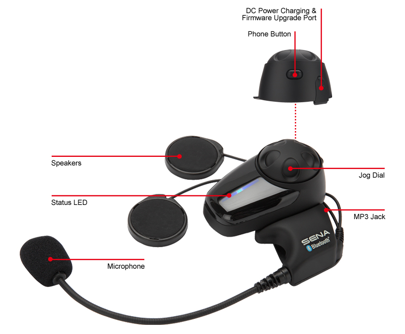 sena smh10 controls