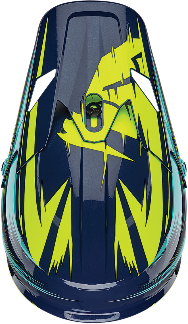 Thor Sector Warp MX Offroad Helmet Navy//Teal