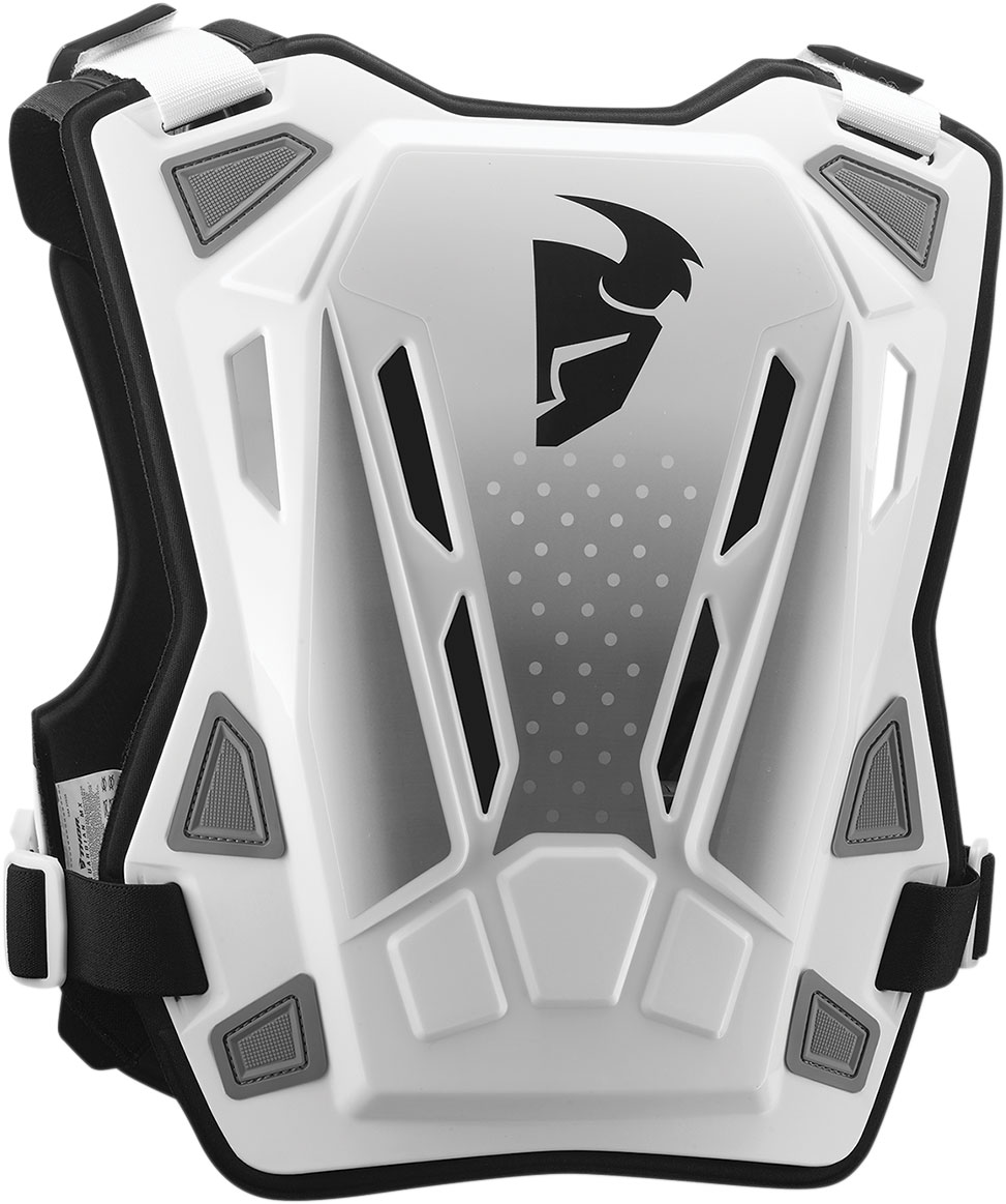 White THOR MX Motocross SENTINEL CE Chest Protector/Roost Guard Adult