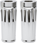 Arlen Ness - 20-027 - Deep Cut Fork Boot Covers (+2in.), Chrome