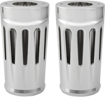 Arlen Ness - 20-032 - Deep Cut Fork Boot Covers, Chrome