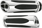 Arlen Ness - 07-050 - Deep Cut Comfort Grips, Chrome