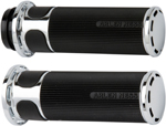 Arlen Ness - 07-300 - Fusion Series Grips, Slot Track - Chrome