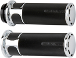 Arlen Ness - 07-302 - Fusion Series Grips, Slot Track - Chrome