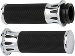 Arlen Ness - 07-318 - Fusion Series Grips, Deep Cut - Chrome