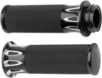 Arlen Ness - 07-319 - Fusion Series Grips, Deep Cut - Black