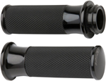 Arlen Ness - 07-323 - Fusion Series Grips, Smooth - Black