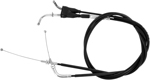 MOTION PRO Black Vinyl Push/Pull Throttle Cable Set (04-0234)