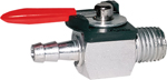 MOTION PRO Inline Fuel Valve, 1/4in. Pipe Thread and 1/4in. Barb (12-0039)
