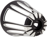 Arlen Ness - 81-102 - Monster Sucker Air Cleaner Cover, Deep Cut - Black