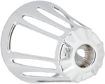 Arlen Ness - 81-103 - Monster Sucker Air Cleaner Cover, Deep Cut - Chrome