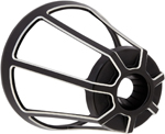 Arlen Ness - 81-104 - Monster Sucker Air Cleaner Cover, Beveled - Black