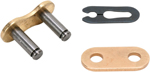 DID 520 DZ Super Non-O-Ring Series RJ Non-Sealed Clip Master Connecting Link (Gold)