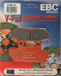 EBC Semi-Sintered V Brake Pads / One Pair (FA124/2V)