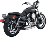 Vance & Hines - 17219 - Shortshots Staggered 2-into-2 Full Exhaust System (Chrome)