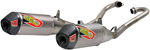 Pro Circuit Ti-6 Pro Dual Full Exhaust System (Natural)