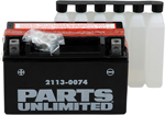 Parts Unlimited AGM Maintenance-Free Battery YTX7A-BS .35 LTR (2113-0074)