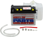 Parts Unlimited 6V Conventional Battery Kit 6YB11-2D (2113-0131)