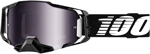 100% ARMEGA Goggles (Black w/Silver Mirror Lens)