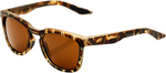 100% HUDSON Sunglasses (Soft Tact Havana w/Bronze Lens)
