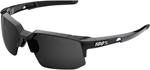 100% SPEEDCOUPE Sport Performance Sunglasses (Polished Black w/Grey PeakPolar Lens)