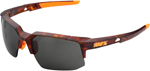 100% SPEEDCOUPE Sport Performance Sunglasses (Matte Dark Havana w/Smoke Lens)
