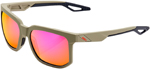 100% CENTRIC Sunglasses (Soft Tact Quicksand w/Purple Multilayer Mirror Lens)