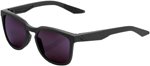 100% HUDSON Sunglasses (Soft Tact Midnight Mauve w/Purple Lens)