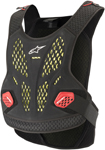 Alpinestars Sequence Soft-Shell Chest Protector Roost Guard (Black/Red)